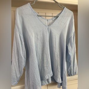 CP Shades linen top - Size XS